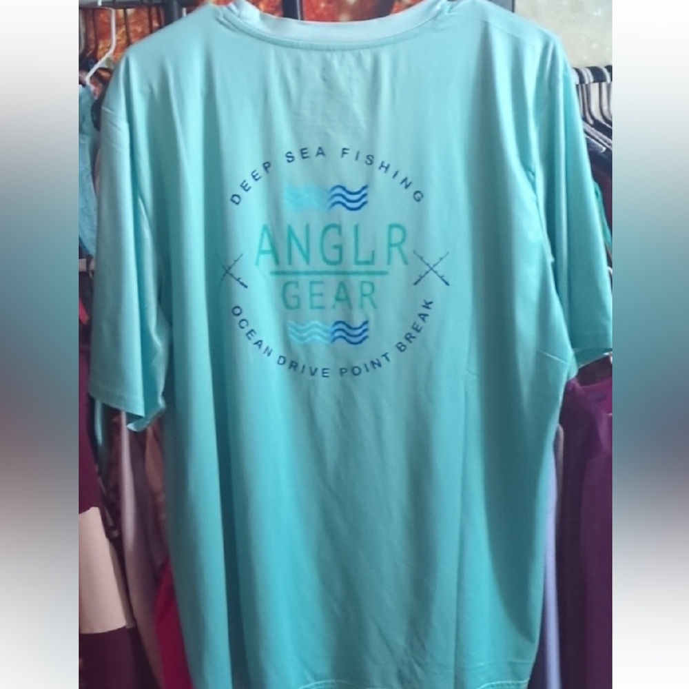 🐟🌊 ANGLR Gear Deep Sea Fishing Performance Tee 🌊🐟